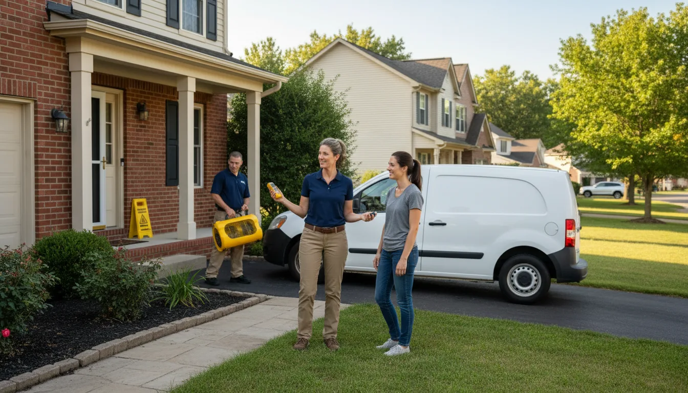 Residential water damage restoration in Bellevue, ID